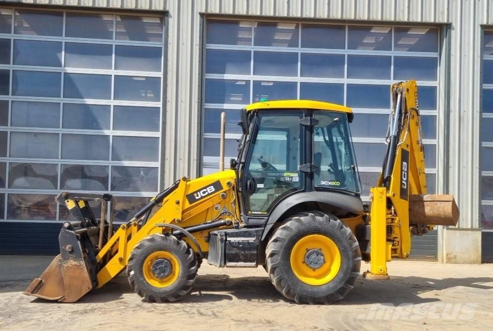 JCB 3CX P21 ECO Товарач със заден ексватор