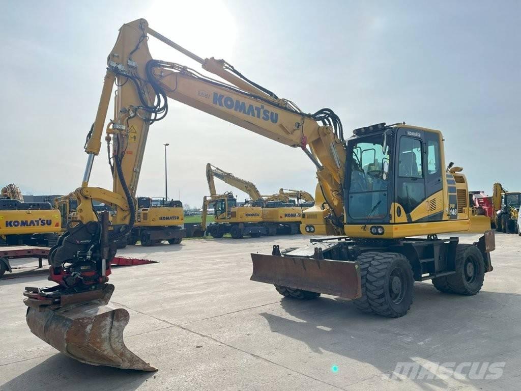 Komatsu PW 148-11 Колесни екскаватори