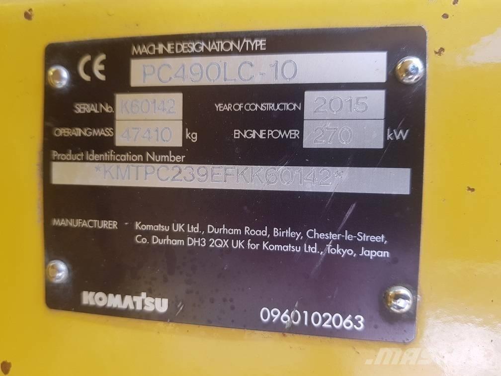 Komatsu PC 490 LC-10 Верижен екскаватор