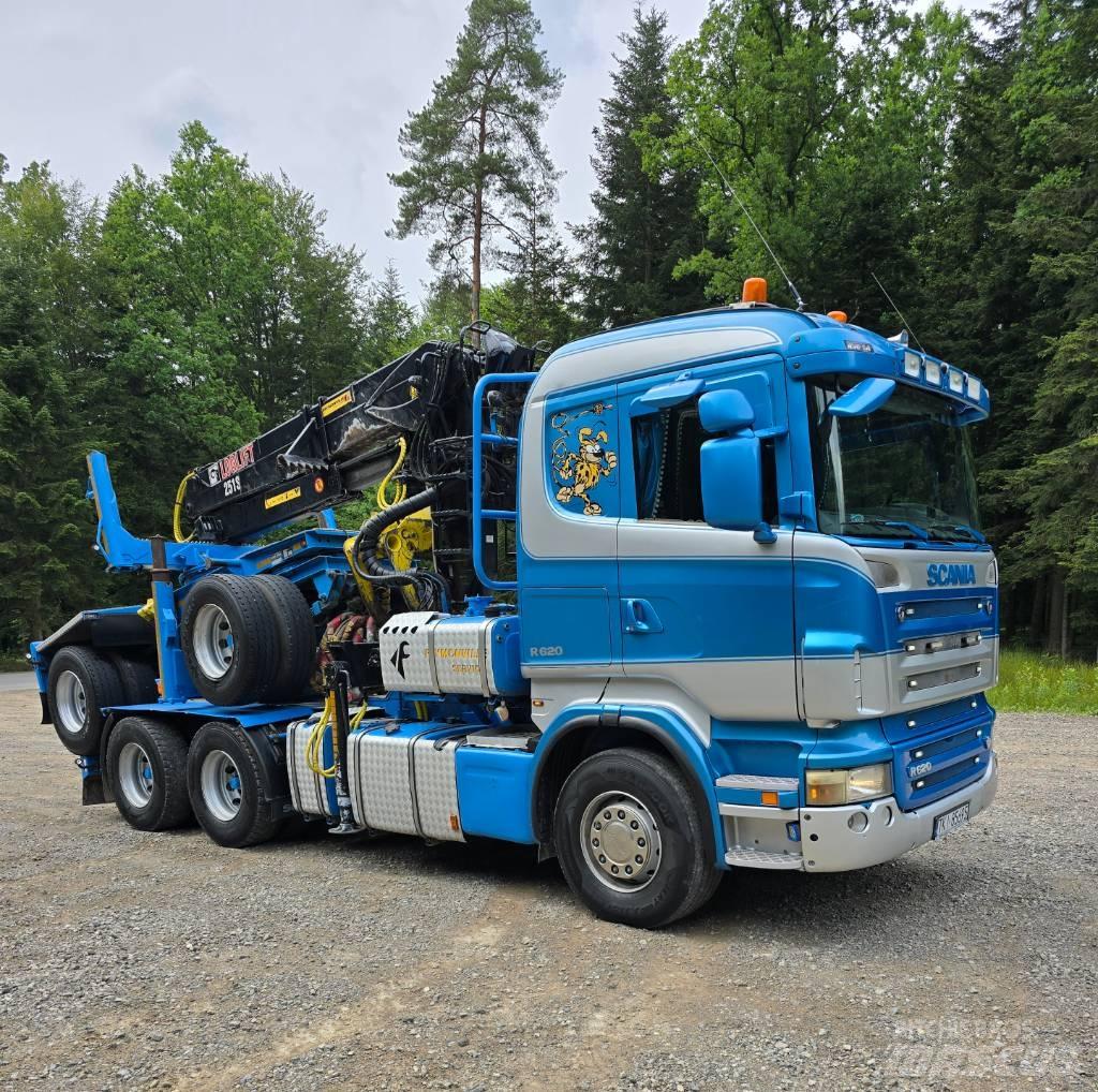 Scania R 620 За превоз на дървени трупи