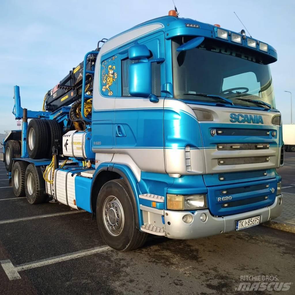 Scania R 620 За превоз на дървени трупи