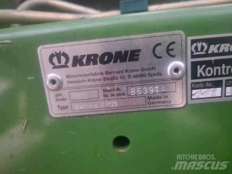 Krone Bellima F125 Сламопреси за кръгли бали
