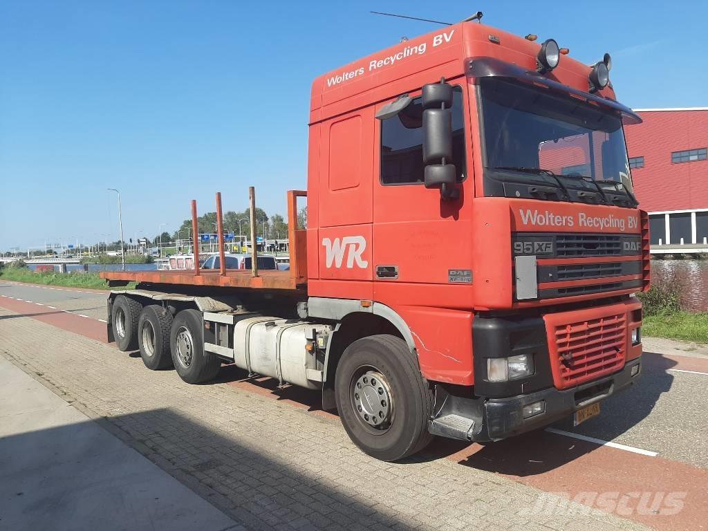 DAF xf95.480 Камиони с кран с кука