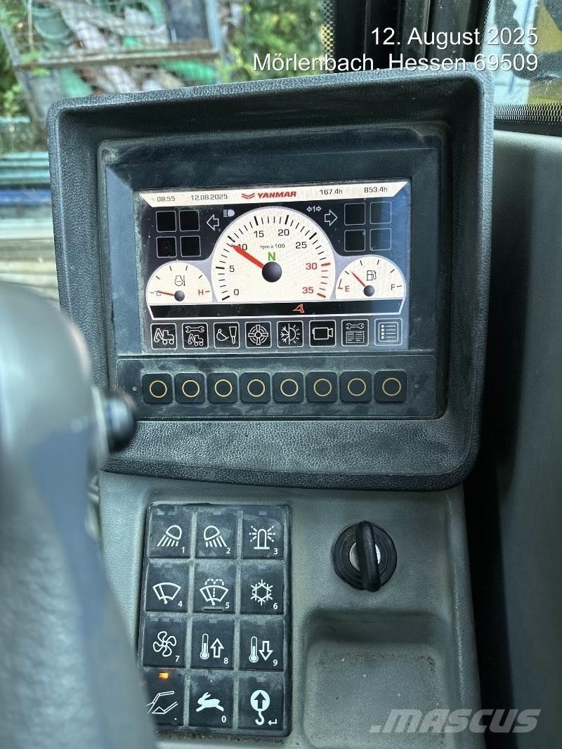 Yanmar B75W Колесни екскаватори