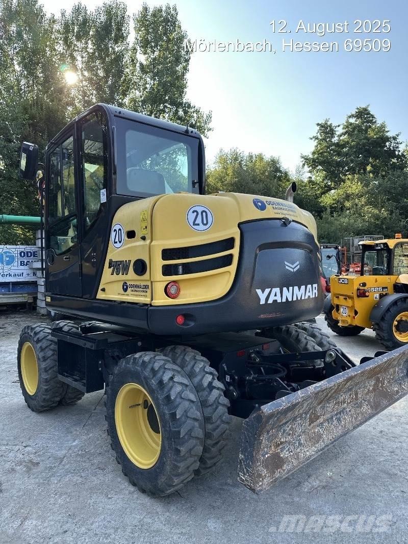 Yanmar B75W Колесни екскаватори