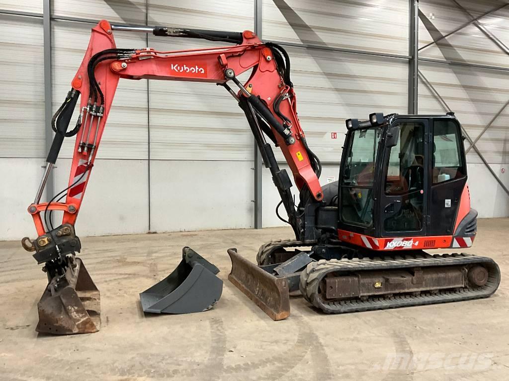Kubota KX 080-4 Средни екскаватори 7т - 12т