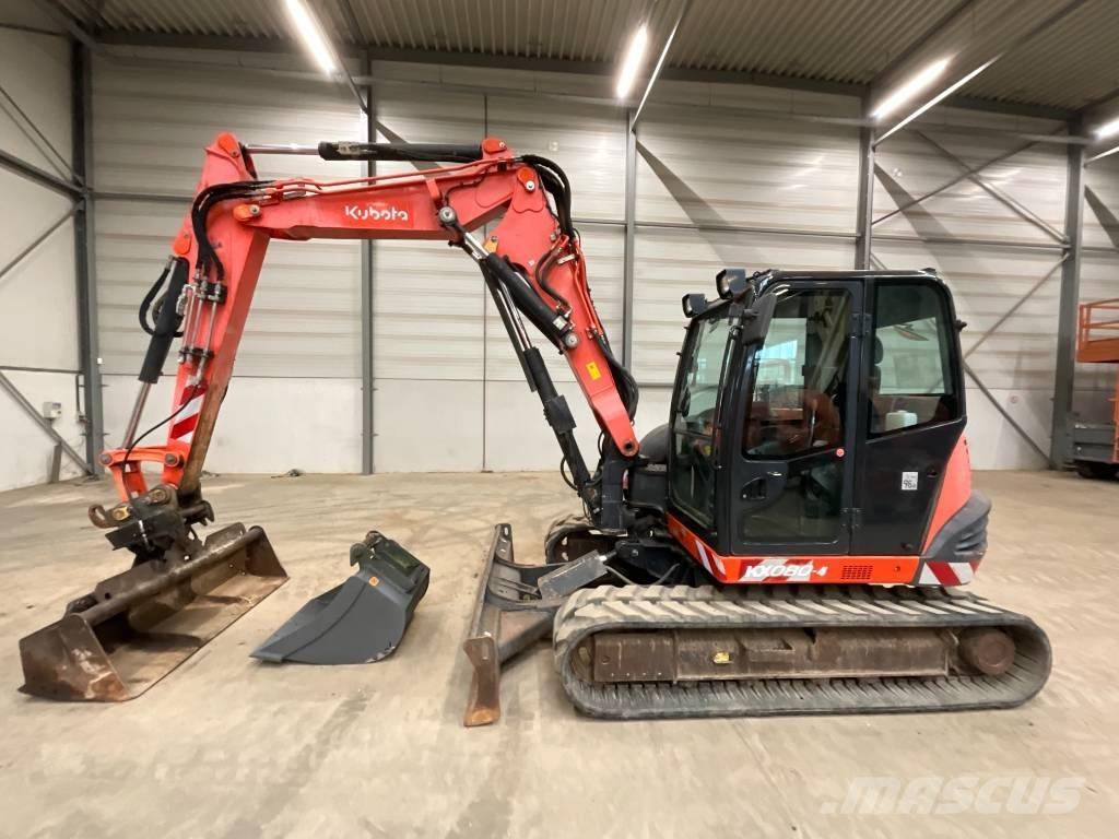 Kubota KX 080-4 Средни екскаватори 7т - 12т