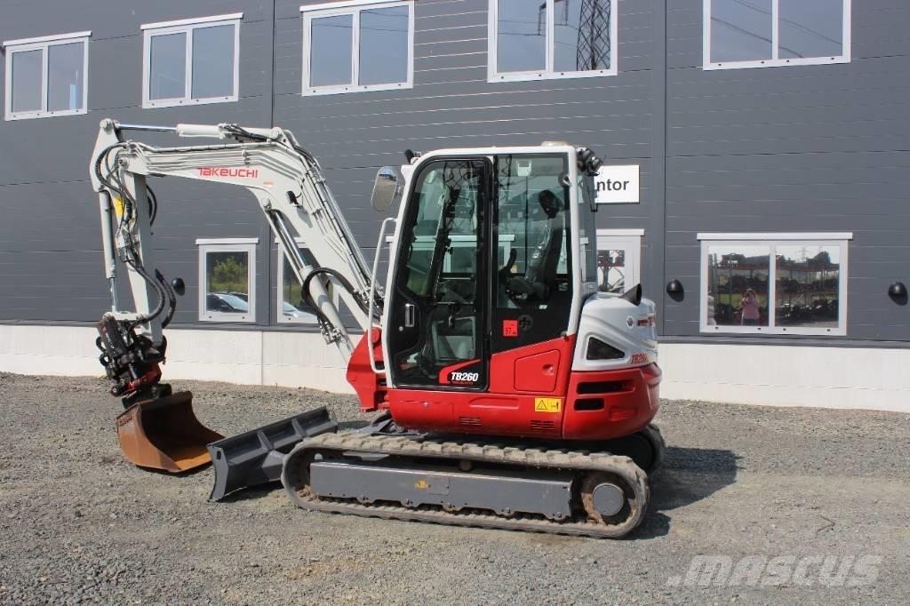 Takeuchi TB 260 Мини екскаватори < 7 т