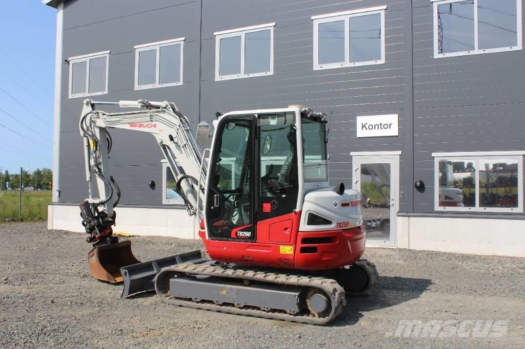 Takeuchi TB 260 Мини екскаватори < 7 т