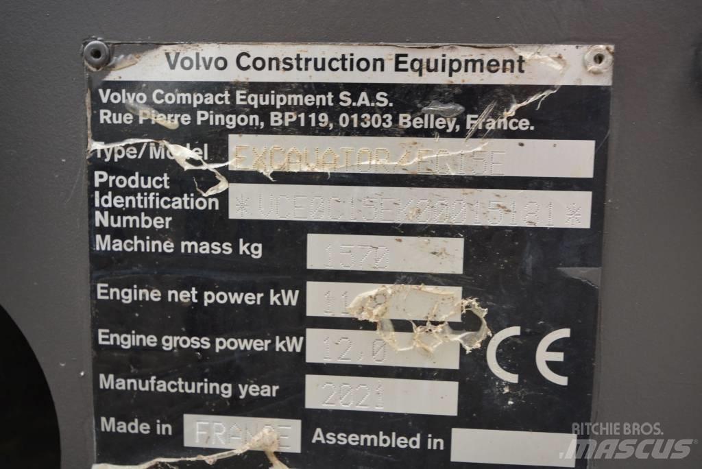 Volvo EC 15 E Мини екскаватори < 7 т