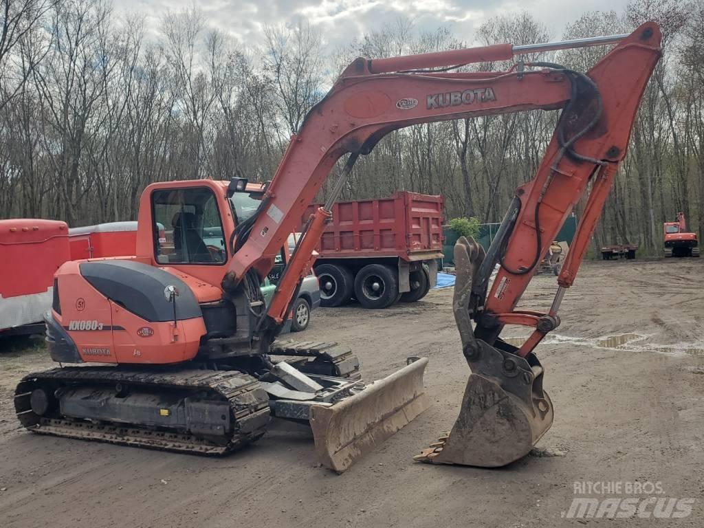 Kubota KX080-3 Верижен екскаватор