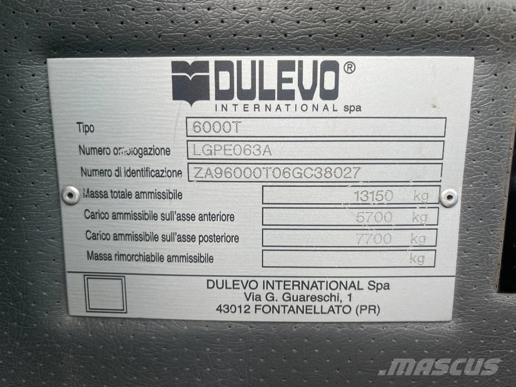 Dulevo 6000 Автоматични метачки с четки