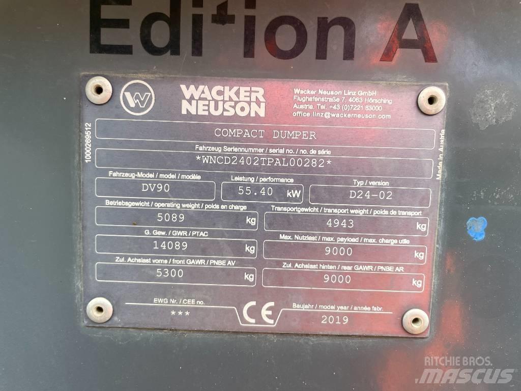 Wacker Neuson DV 90 Странични самосвали
