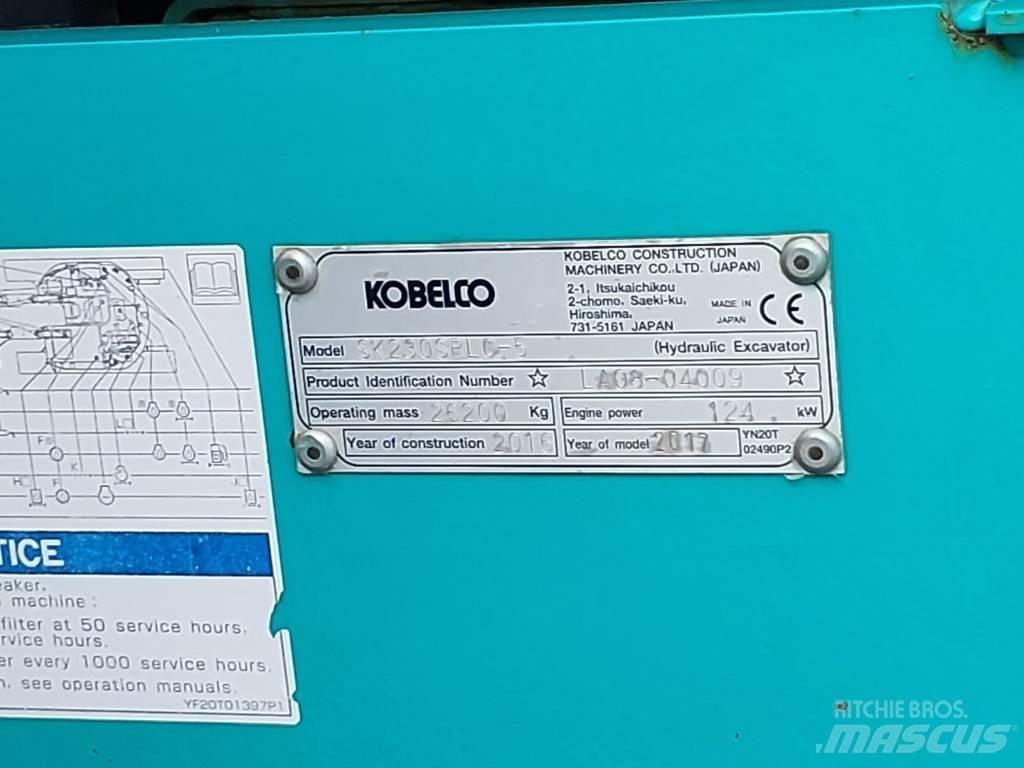 Kobelco SK230SRLC-5 Верижен екскаватор