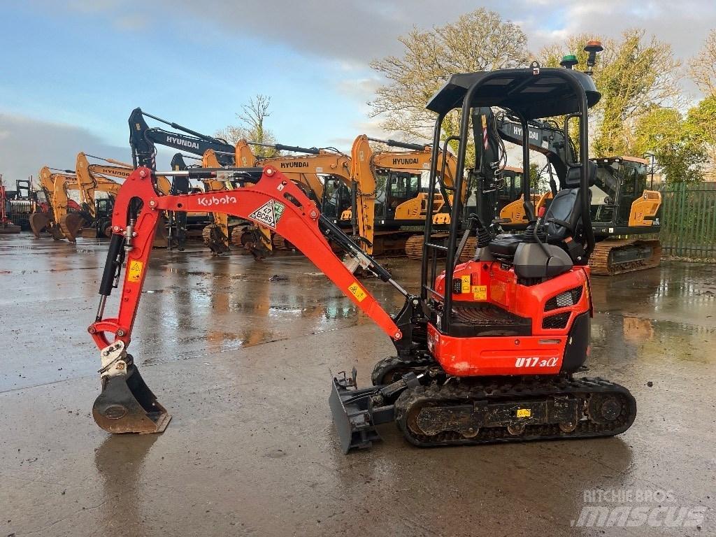 Kubota U 17-3 Мини екскаватори < 7 т