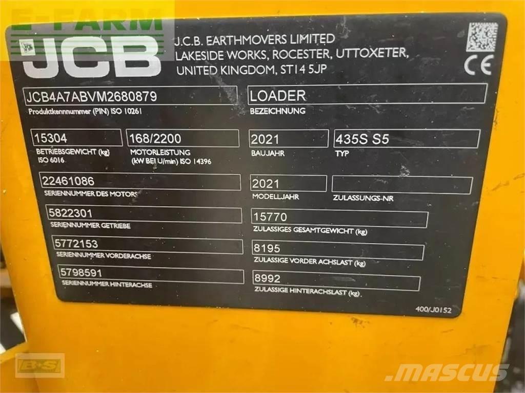 JCB 435s s5 Мини екскаватори < 7 т