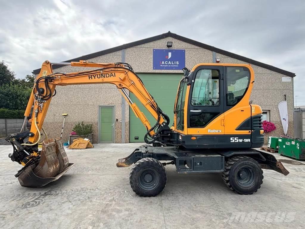 Hyundai R55W-9A Колесни екскаватори