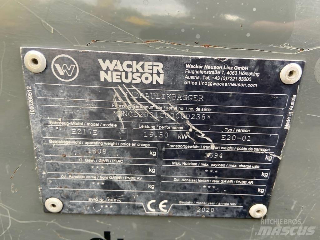 Wacker Neuson EZ17e Верижен екскаватор
