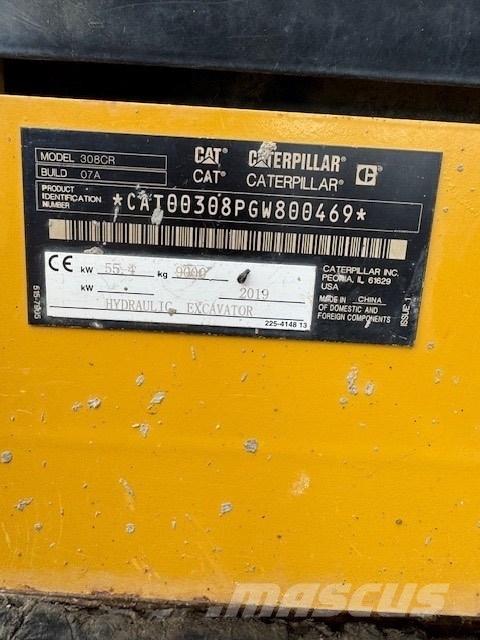 CAT 308 CR Средни екскаватори 7т - 12т