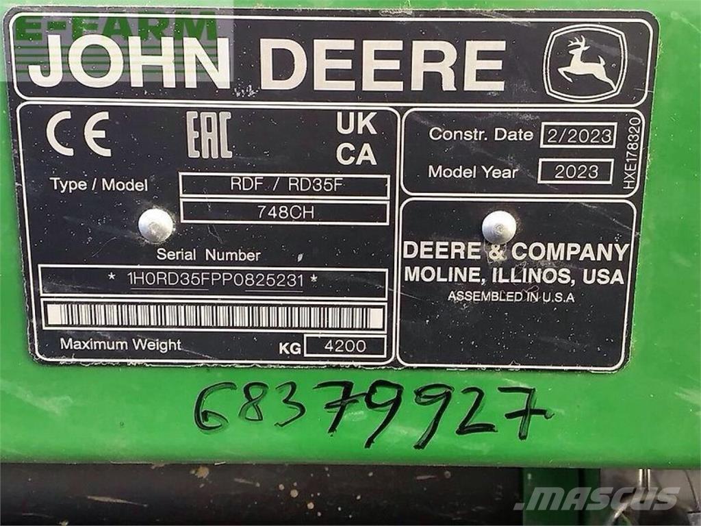 John Deere s 780 Комбайни
