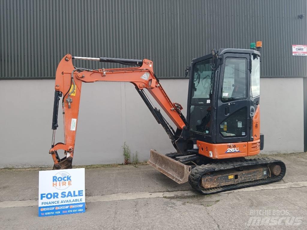 Hitachi ZX 26 U-6 Мини екскаватори < 7 т