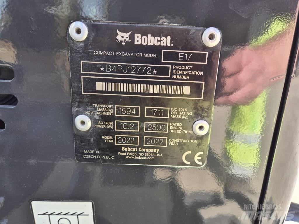 Bobcat E 17 Мини екскаватори < 7 т