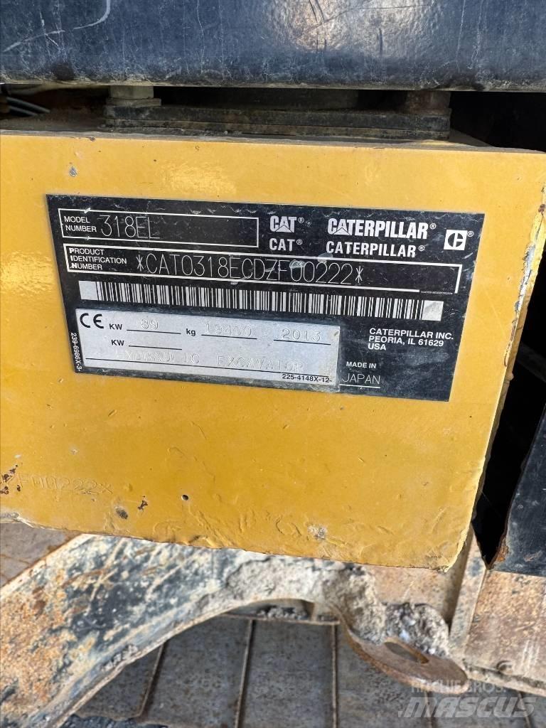 CAT 318 E L Верижен екскаватор
