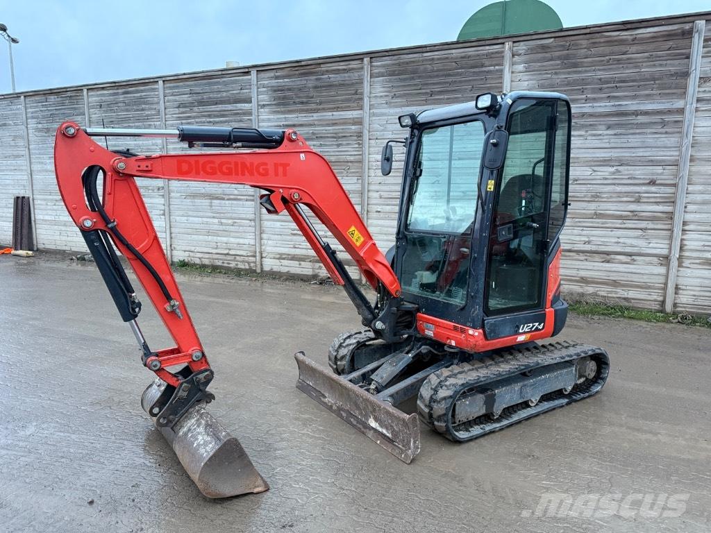 Kubota U 27-4 Мини екскаватори < 7 т