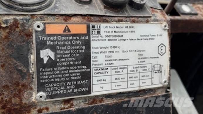 Hyster H 8.00 XL 5 Самоходни товарачи