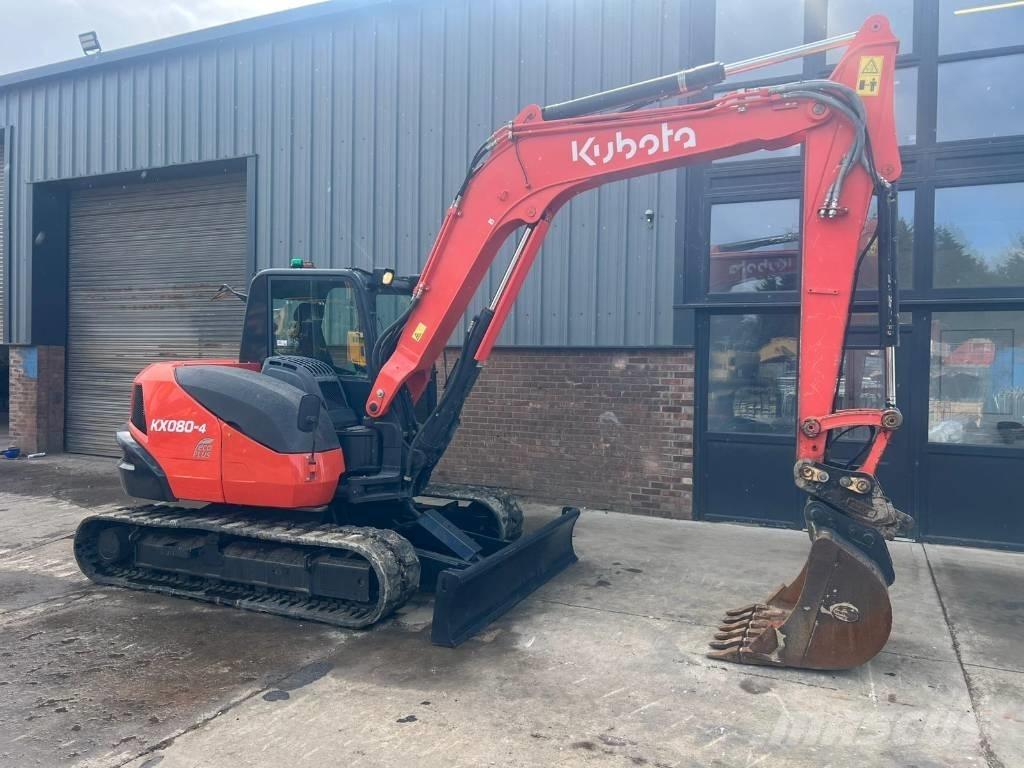 Kubota KX 080-4 Мини екскаватори < 7 т
