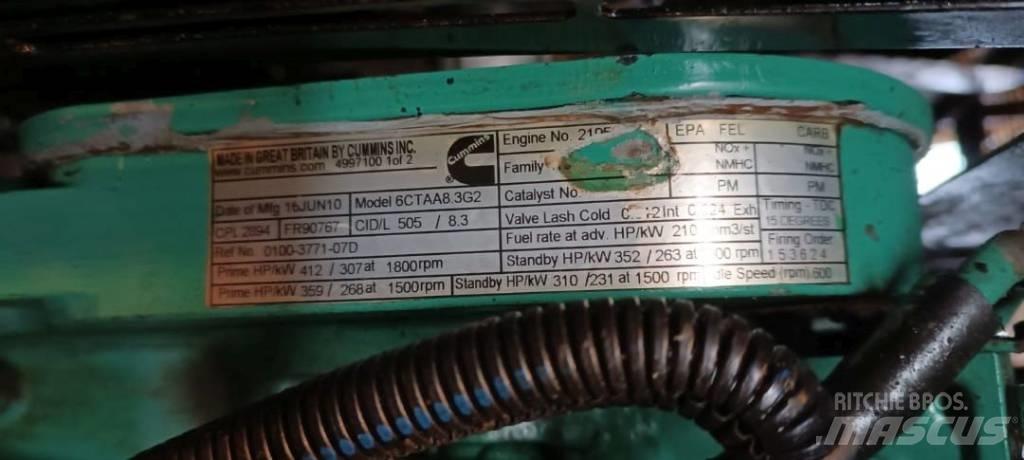 Cummins 6CTAA8.3G2 Дизелови генератори
