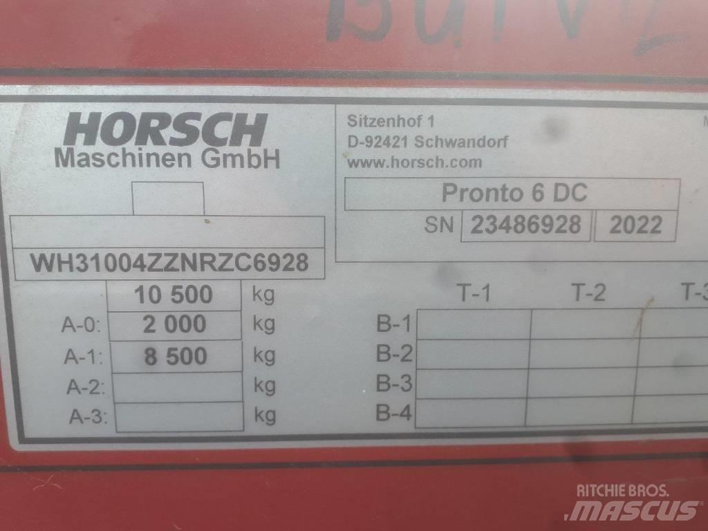 Horsch Pronto 6 DC Редосеялки