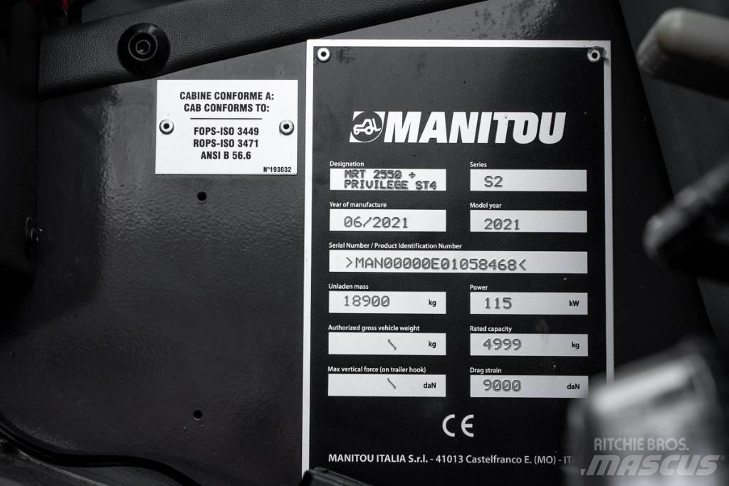 Manitou MRT 2550+ Телескопични товарачи
