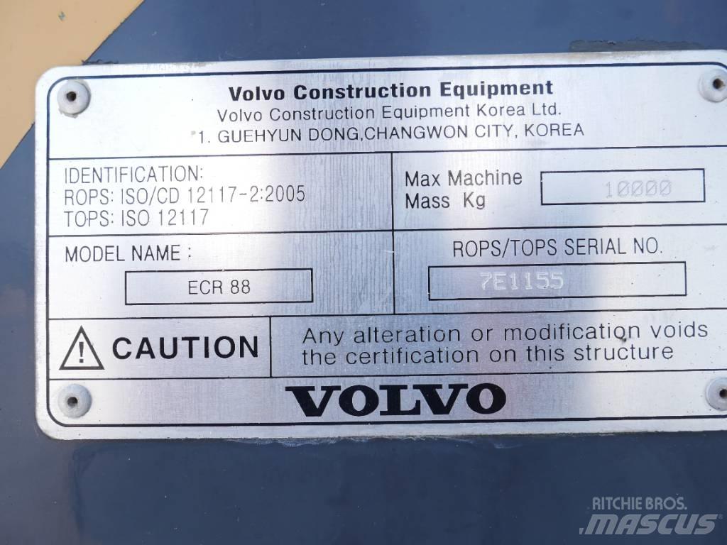 Volvo ECR 88 Средни екскаватори 7т - 12т