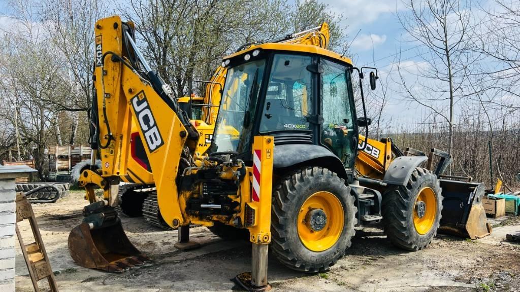 JCB 4 CX Товарач със заден ексватор
