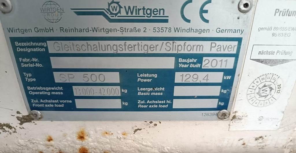 Wirtgen SP500 Машини за асфалт