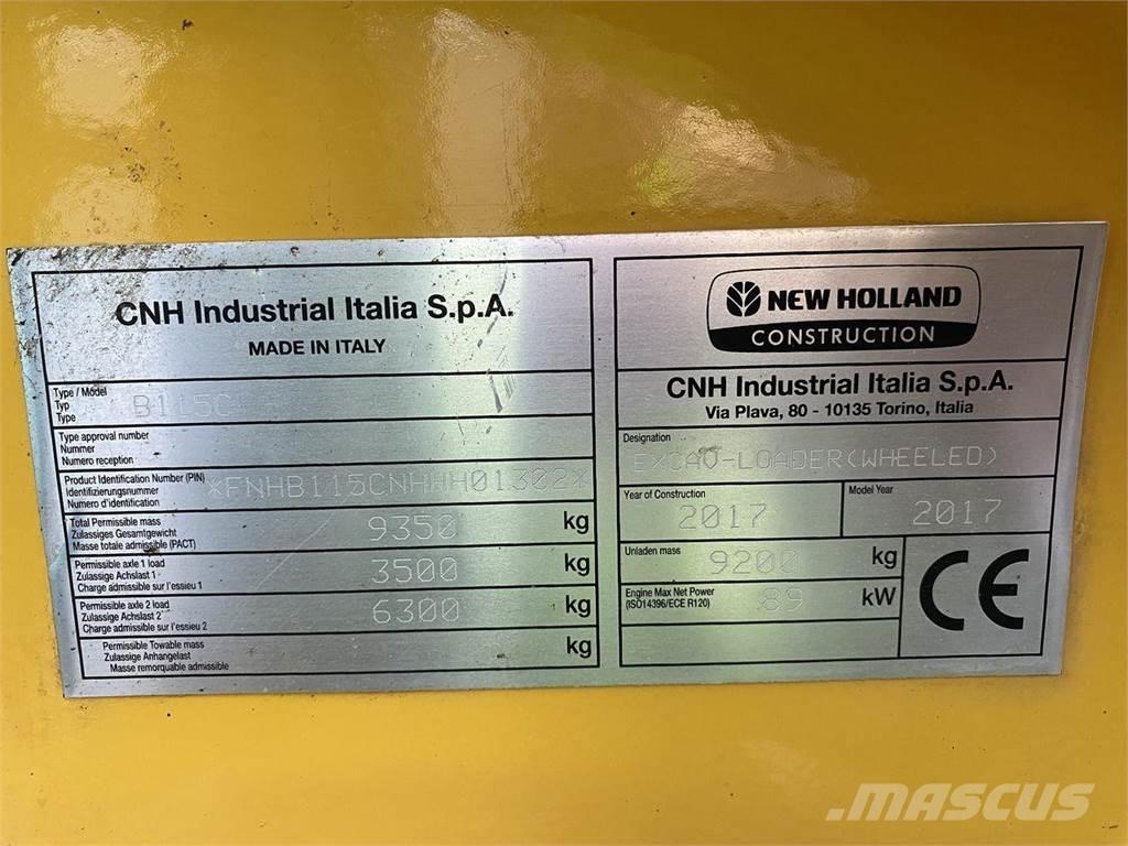 New Holland LB115 Товарач със заден ексватор