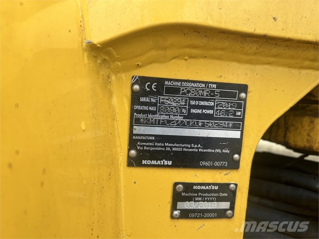 Komatsu PC 80 MR Средни екскаватори 7т - 12т