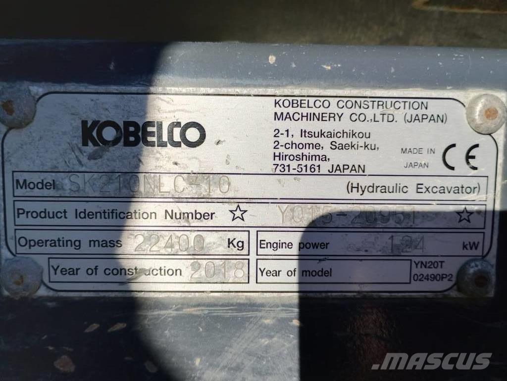 Kobelco SK210 N LC Верижен екскаватор