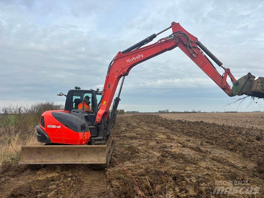 Kubota KX 80-4 Средни екскаватори 7т - 12т