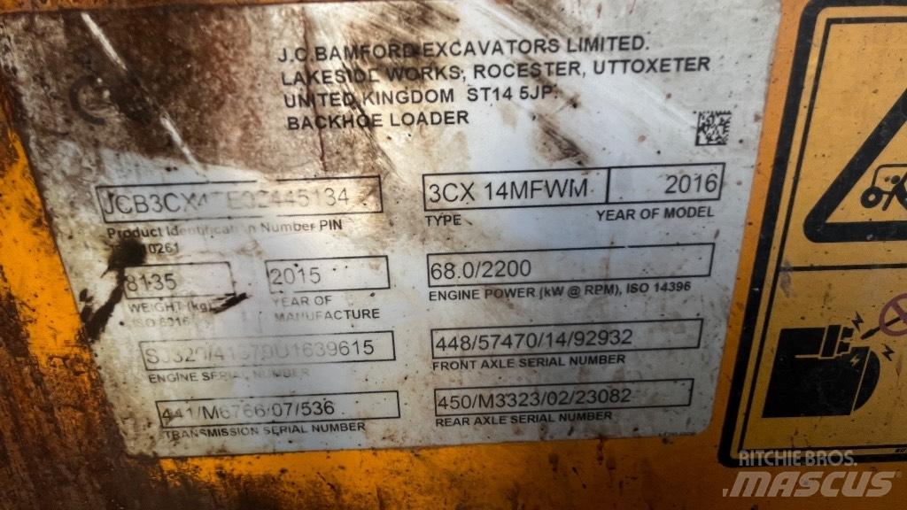 JCB 3 CX Товарач със заден ексватор