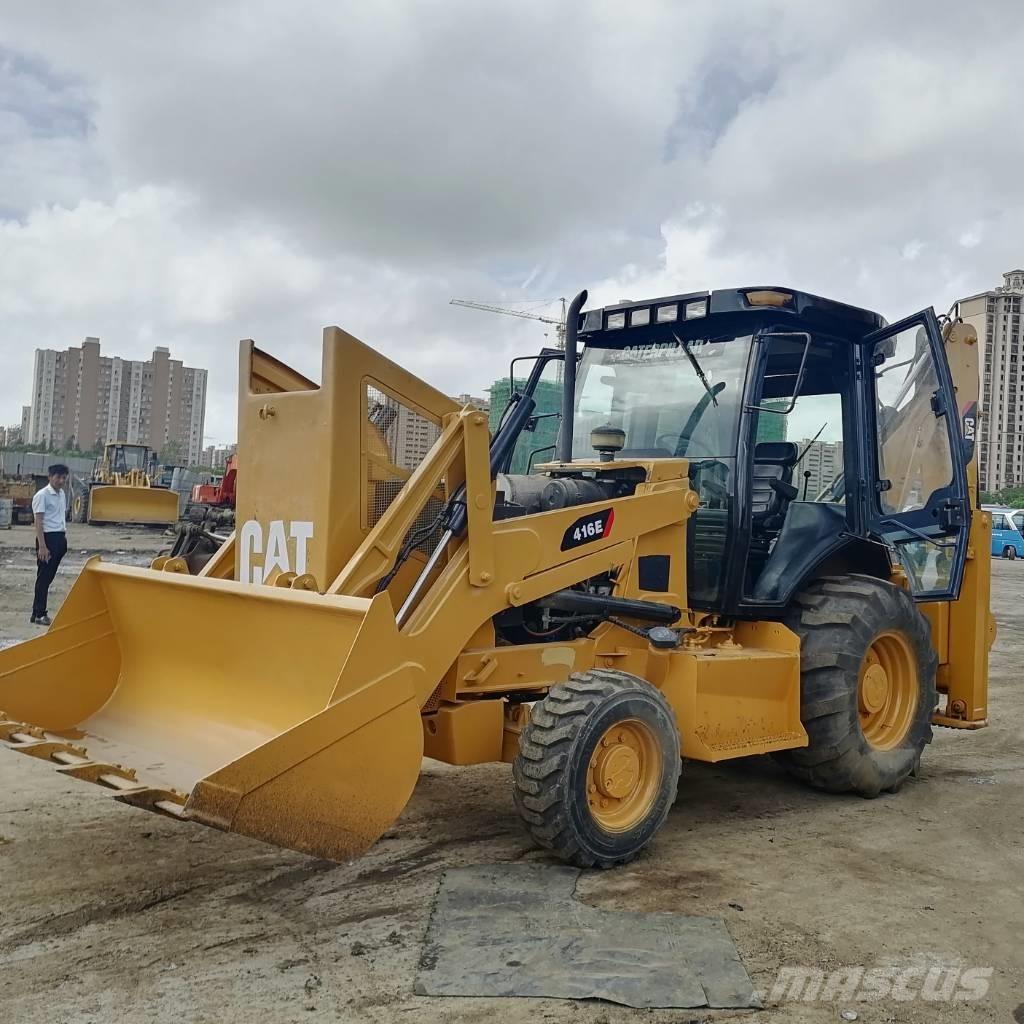 CAT 416E Товарач със заден ексватор