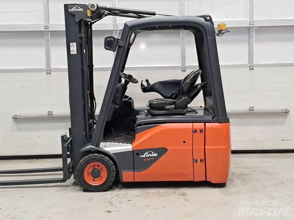 Linde E16-02 Електрически вилични кари-повдигачи