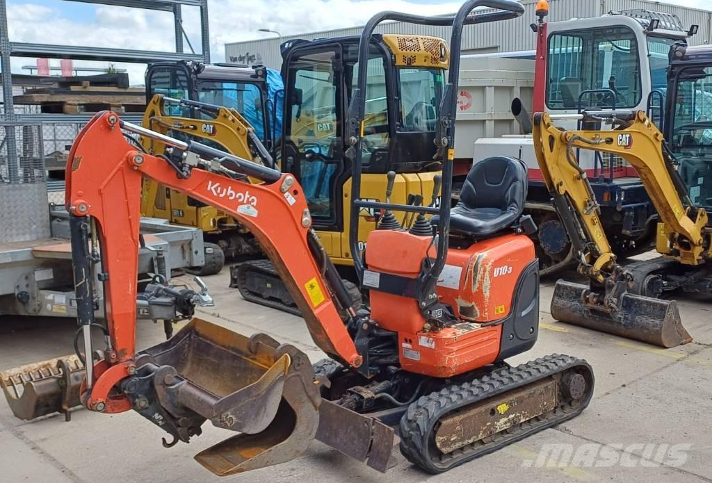 Kubota U 10-3 Мини екскаватори < 7 т