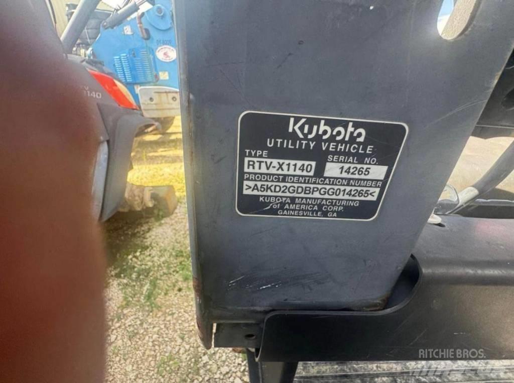 Kubota RTV-X 1140 Комунални съоражения