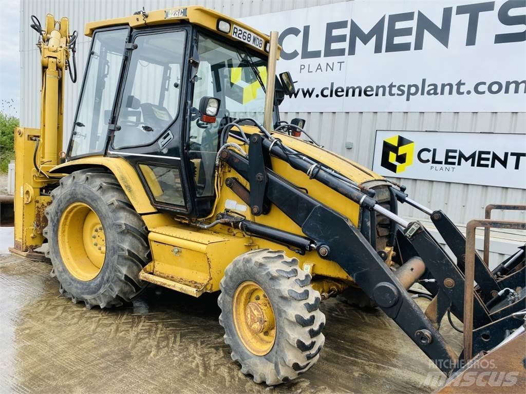 CAT 428C Товарач със заден ексватор