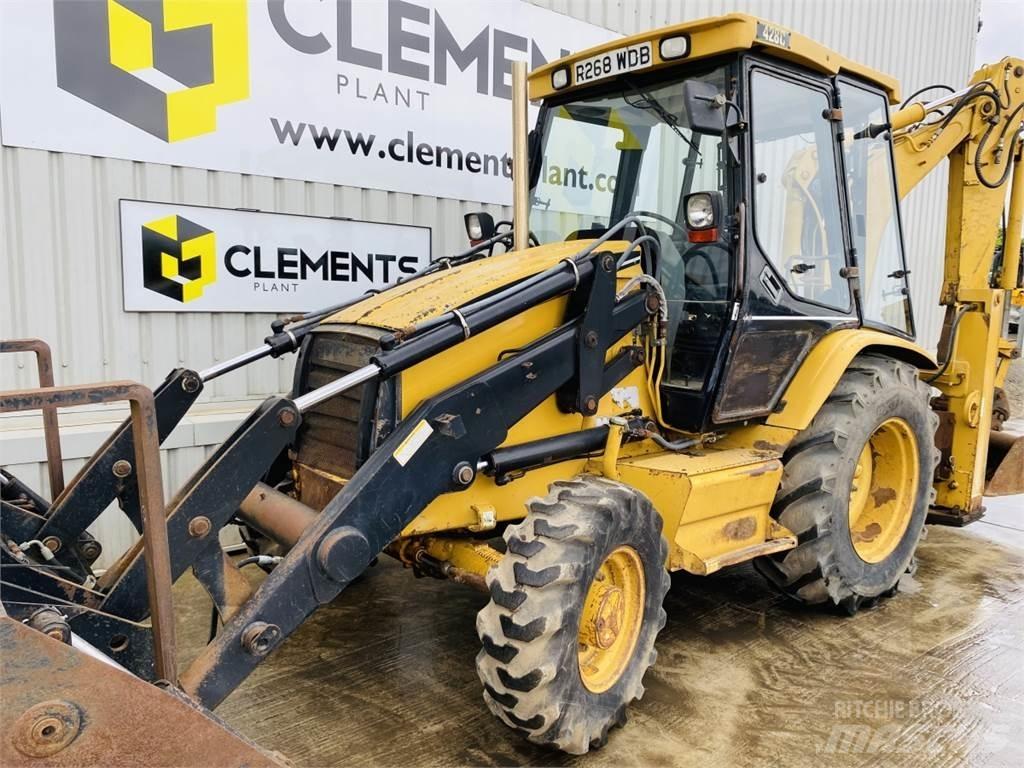 CAT 428C Товарач със заден ексватор