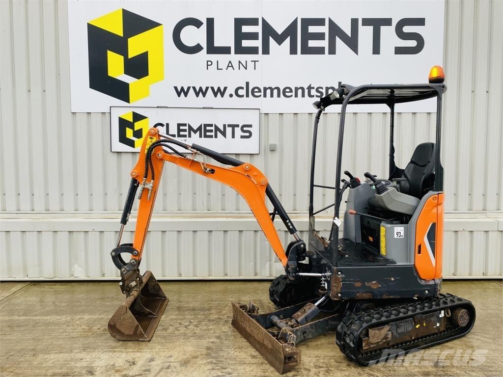 Doosan DX17Z Мини екскаватори < 7 т