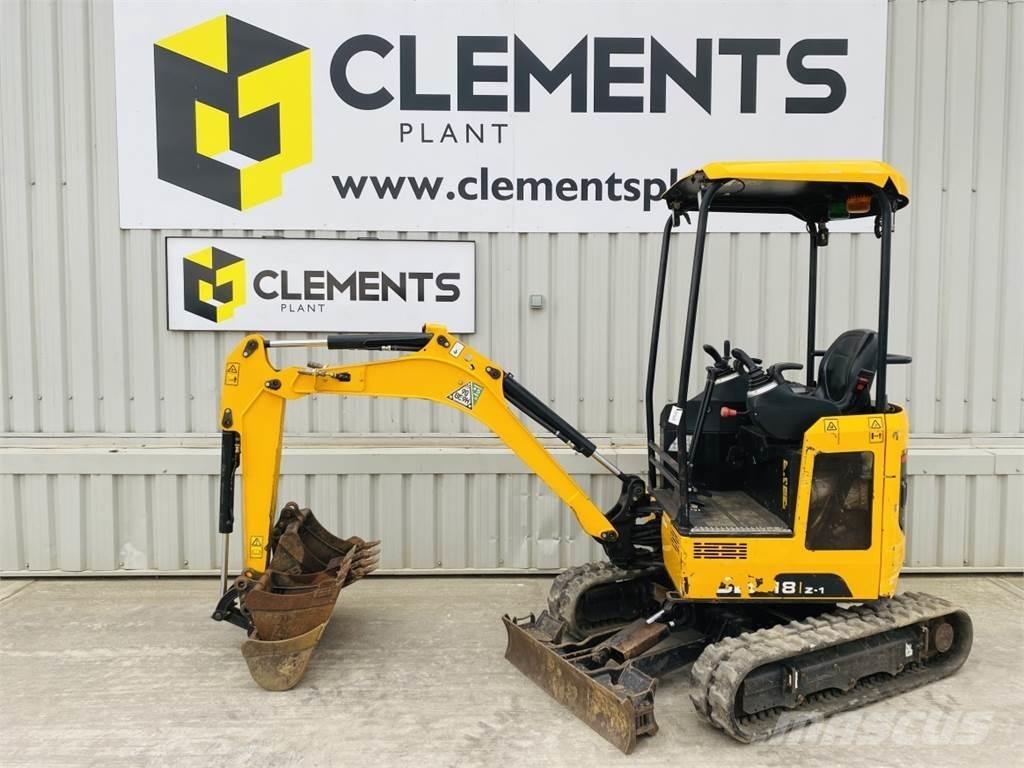 JCB 18Z-1 Мини екскаватори < 7 т