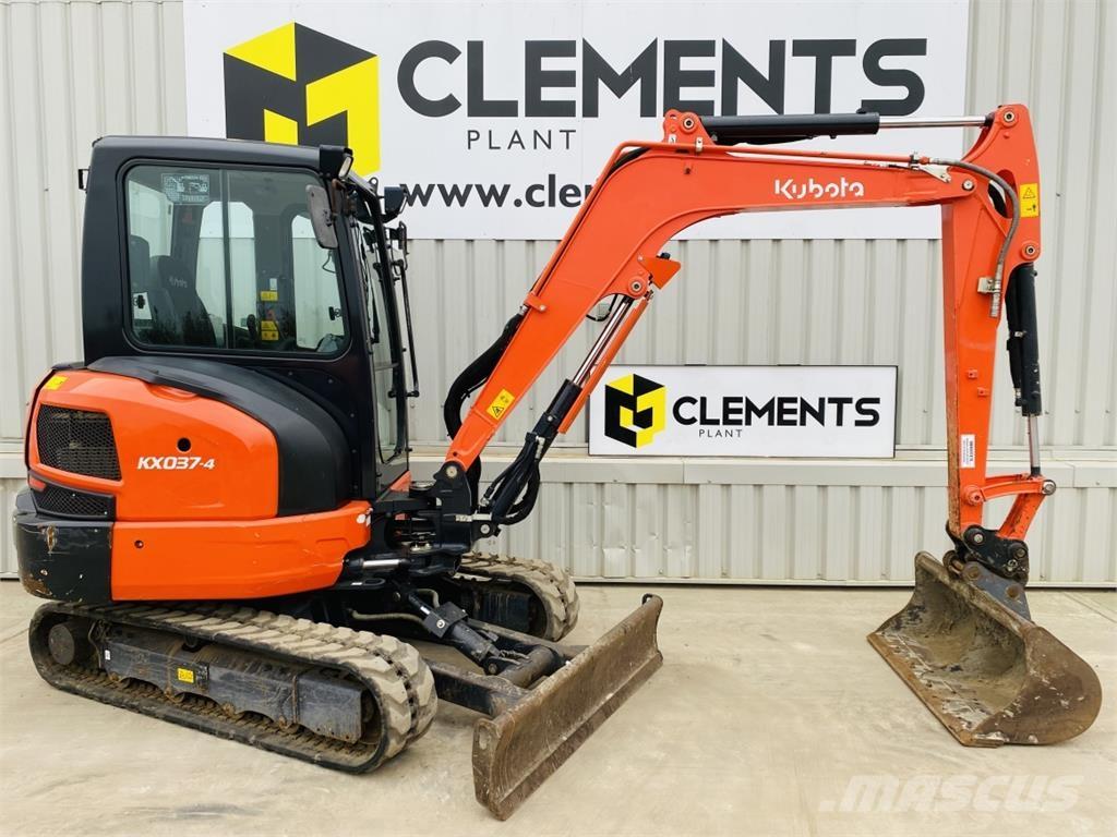 Kubota KX037-4 Мини екскаватори < 7 т